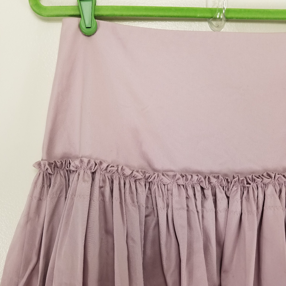 Elevenses Size 6 Skirt Pleated Drop Waist Lavender_3